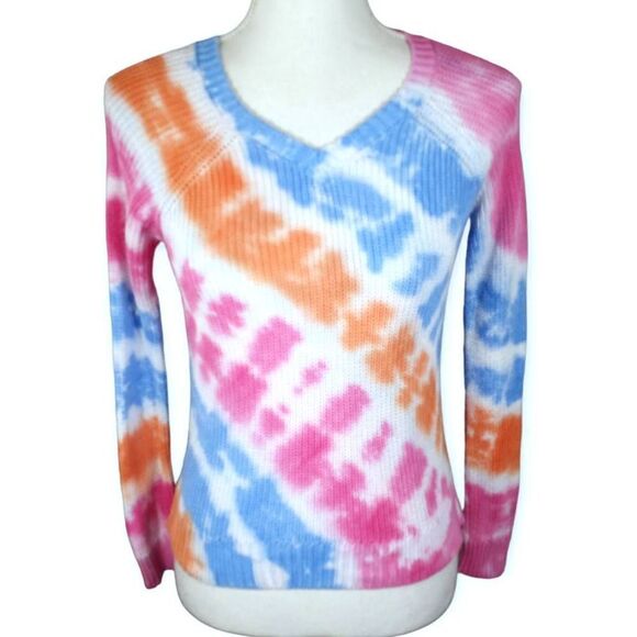 EPIC THREADS RAINBOW TIE DYE GIRLS SWEATER SZ.MG NWT - Picture 1 of 8